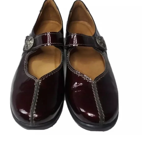 Sanita Women's Trude Mary Janes Brown Metallic Size 9.5 EU 40 Retail $139